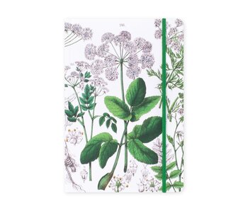 Softcover notitieboekje, A5,  Zevenblad, Hortus Botanicus