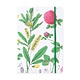 Carnet à couverture souple, A5,  Fleur de trèfle rouge, Hortus Botanicus