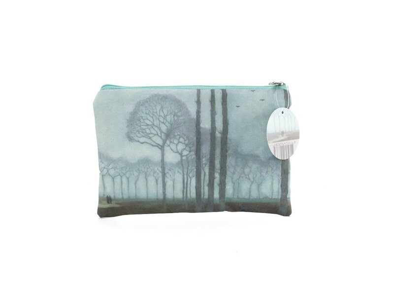 Trousse / trousse à maquillage,  Jan Mankes, Rangée d'arbres