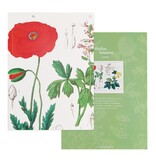 Écriture collée, A5,   Coquelicot, Hortus Botanicus