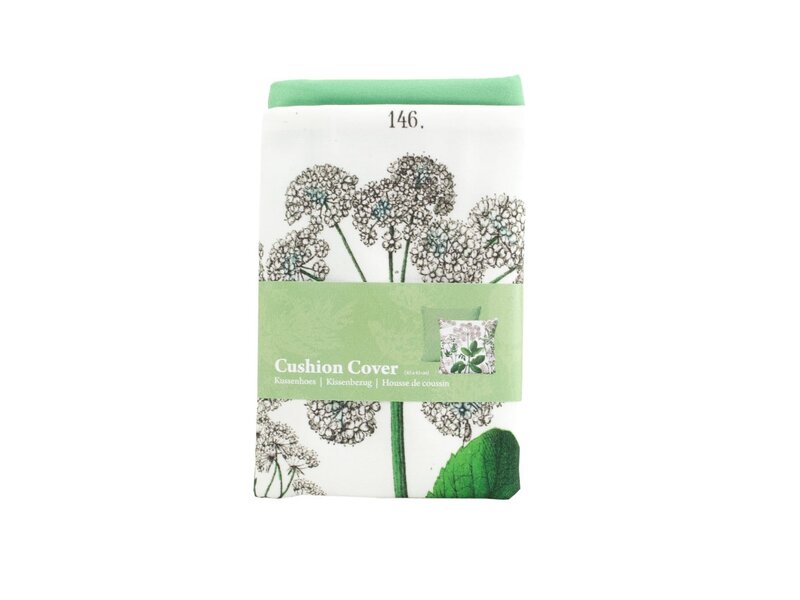 Kussenhoes, 45x45 cm,  Zevenblad, Hortus Botanicus