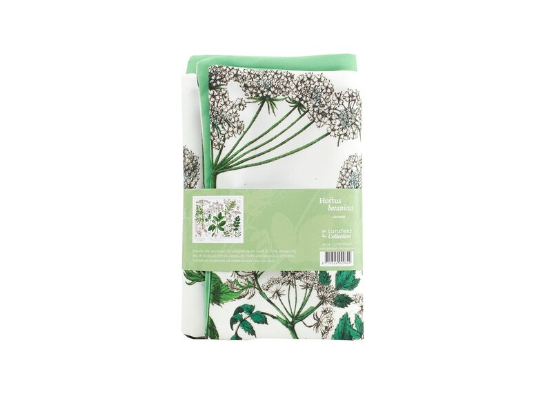 Kussenhoes, 45x45 cm,  Zevenblad, Hortus Botanicus