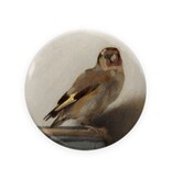 Pocket Mirror, Ø 80 mm , Goldfinch, Carel Fabritius
