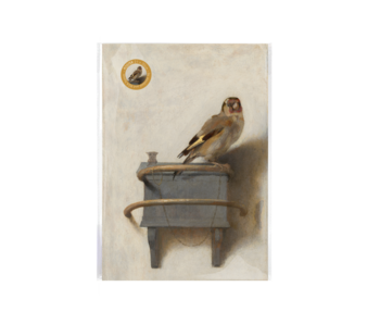 Mini  Poster A4, Der Stieglitz, Carel Fabritius
