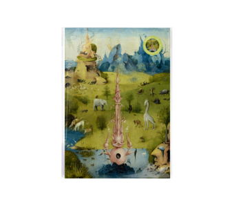 Mini  Poster A4, Jheronimus Bosch, Garten der irdischen Freuden