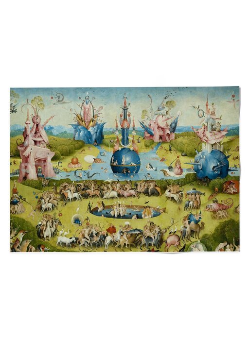 Plakat 50x70,  Jheronimus Bosch, Garten der irdischen Freuden