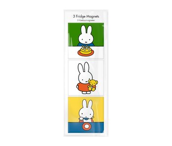 Magnete, 3er-Set, Miffy zu Hause