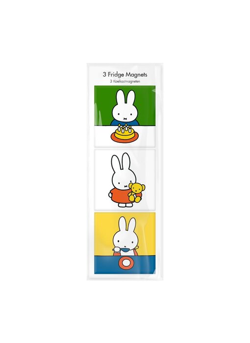 Magnets, lot de 3, Miffy à la maison