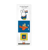 Aimants pour réfrigérateur, lot de 3, Miffy en vacances