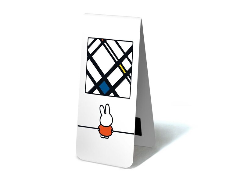 Set de 3, marcapaginas magnético, Miffy en el museo