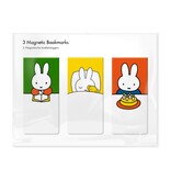 3er Set, magnetisches Lesezeichen, Miffy zu Hause