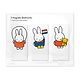 Lot de 3, signets magnétiques, Miffy joue!
