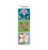 Fridge magnets, Set of 3, Art Nouveau 2