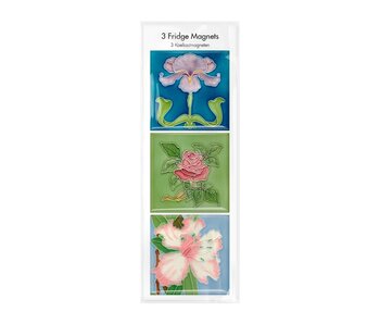 Koelkastmagneten, Set van 3 , Art Nouveau 2