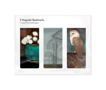 Set of 3, Magnetic bookmark, Jan Mankes