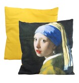 Housse de coussin, 45x45 cm, Vermeer, Fille à la perle