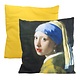 Housse de coussin, 45x45 cm, Vermeer, Fille à la perle