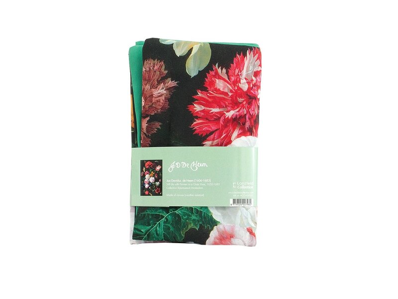 Housse de coussin, 45x45 cm, De Heem, nature morte aux fleurs