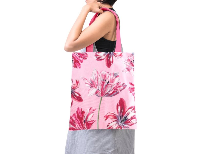 Baumwolltasche Luxe,  Tulpen Merian