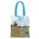 Cotton Tote Bag Luxe, Monet, Field with poppies