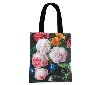 Katoenen tas Luxe,  De Heem, Bloemstilleven