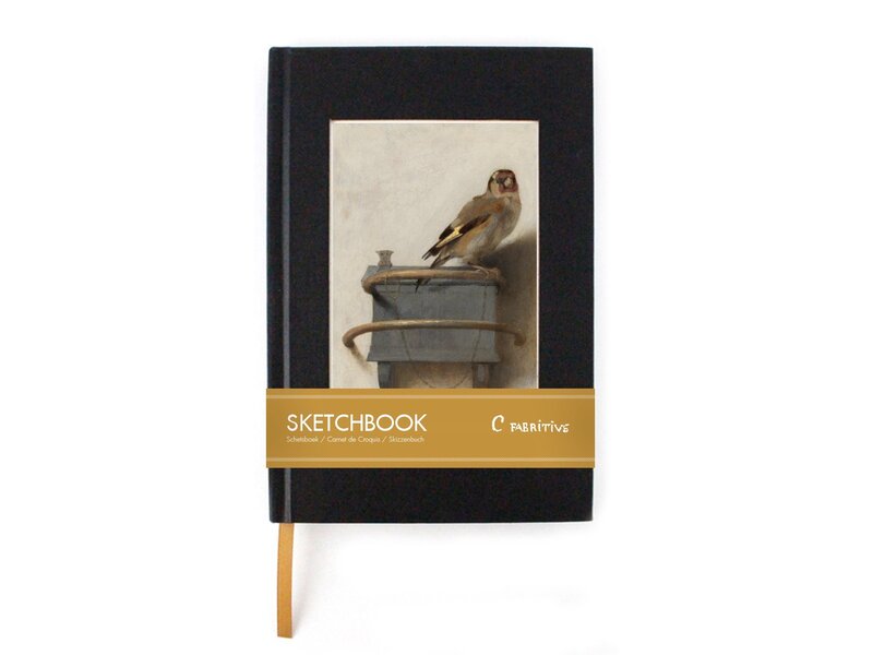 Cuaderno de bocetos de paspartú, El jilguero, Carel Fabritius