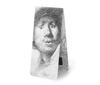 Magnetisches Lesezeichen, Rembrandt, überraschter Blick