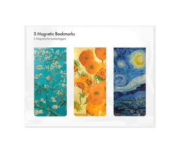 Set van 3 Magnetische boekenleggers , Vincent van Gogh