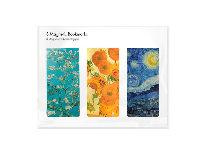 Lot de 3, signets magnétiques,  Vincent van Gogh