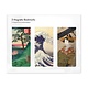 Lot de 3, signets magnétiques,  Art japonais