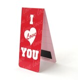 3er-Set, magnetisches Lesezeichen,  I Love you