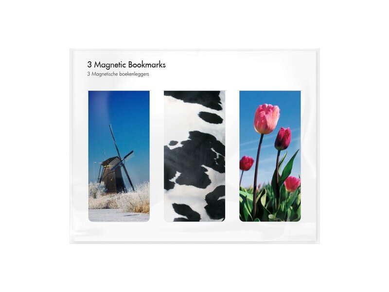 3er-Set, magnetisches Lesezeichen,  Holland