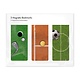 3er-Set, magnetisches Lesezeichen,  Sport