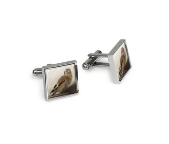 Cufflinks, Carel Fabritius, Goldfinch