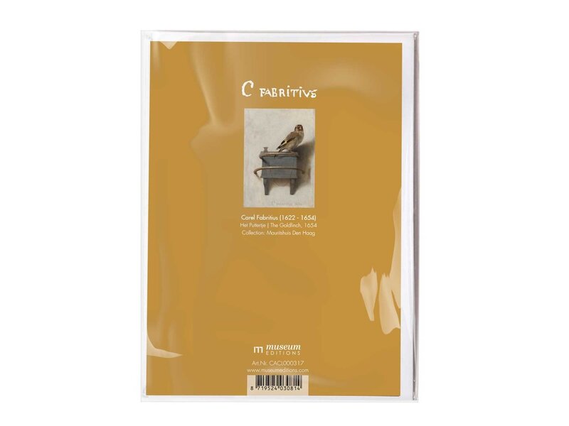 Dubbele kaart met enveloppe, Carel Fabritius, Het Puttertje