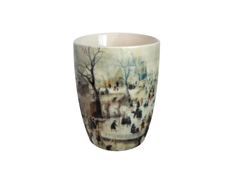 Tasse,  Avercamp, paysage d'hiver