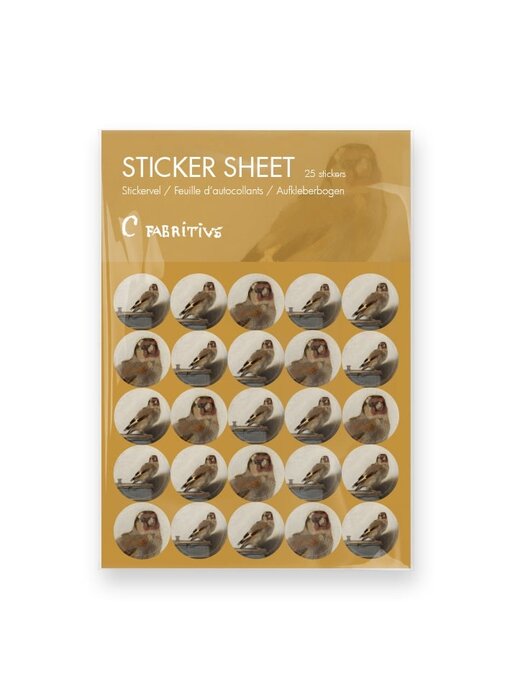 Stickersheet, Goldfinch, Carel Fabritius