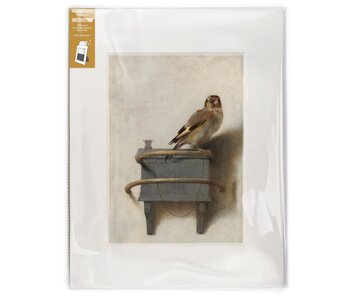 Passe-partout con reproducción, XL,  Carel Fabritius, El jilguero