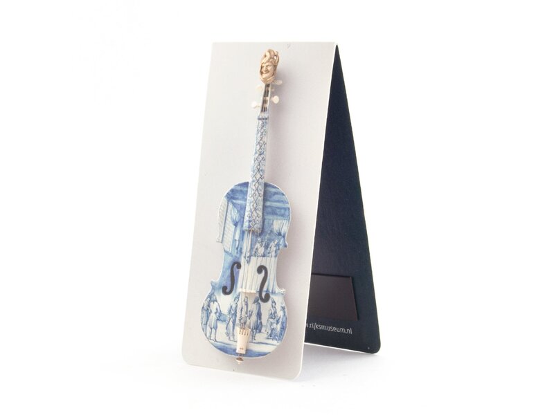 Magnetisches Lesezeichen, Delfter Blauer Violine, Rijksmuseum