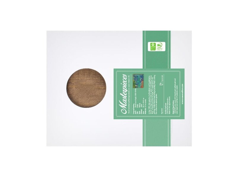 Maestros en madera, Lirios, Vincent van Gogh,  300 x  195 mm