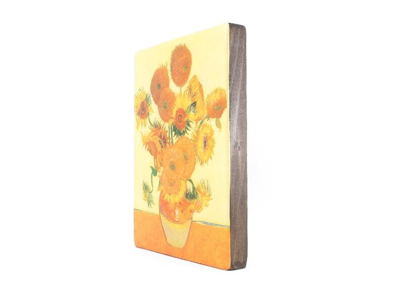 Masters-on-wood, Zonnebloemen, Vincent van Gogh , 300 x  195 mm