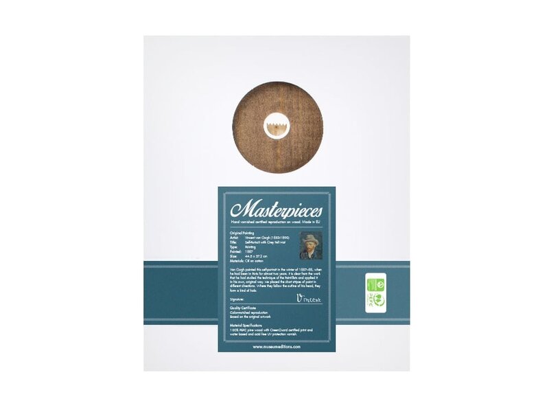 Maîtres-sur-bois, Autoportrait, Vincent van Gogh,  300 x  195 mm