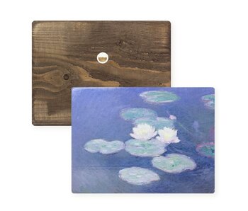 Masters-on-wood,   Monet, Water Lilies in evening light