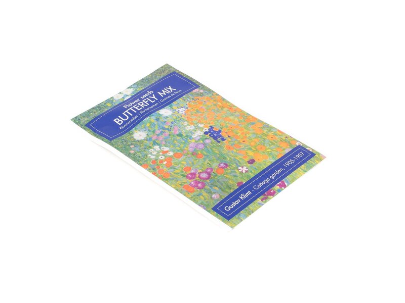 Postal con semillas, Klimt, el jardín de la granja