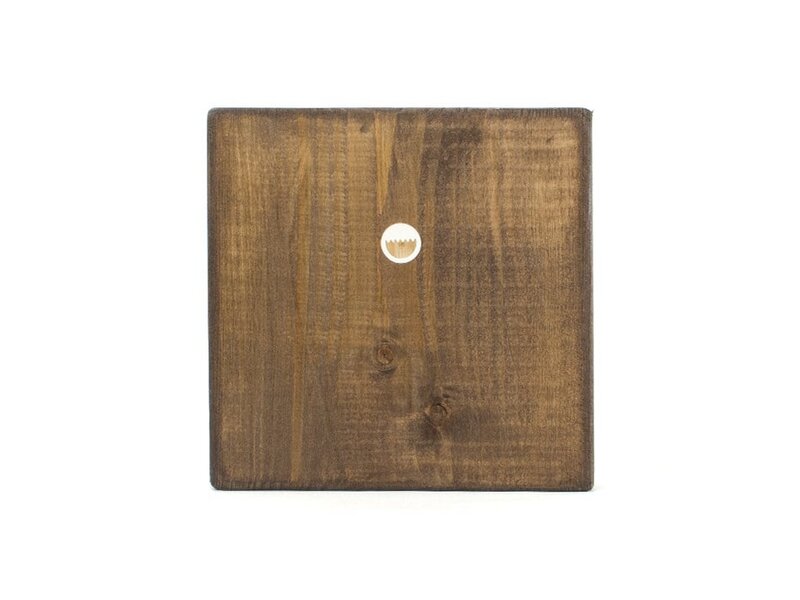 Masters-on-wood, Mondriaan, compositie met groot rood vlak