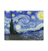 Maestros en madera, La noche estrellada, Vincent van Gogh,  300 x  195 mm Starry night, Vincent van Gogh