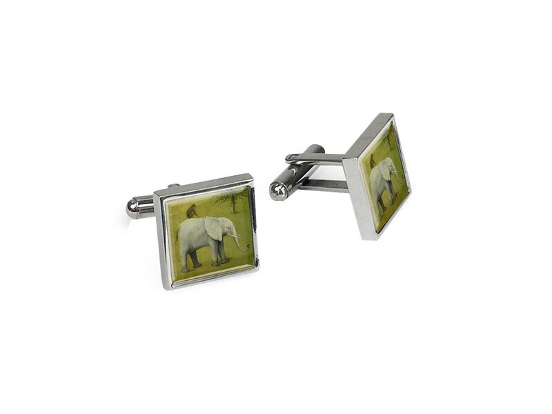 Cufflinks,  Hieronymus Bosch, Garden of Earthly Delights