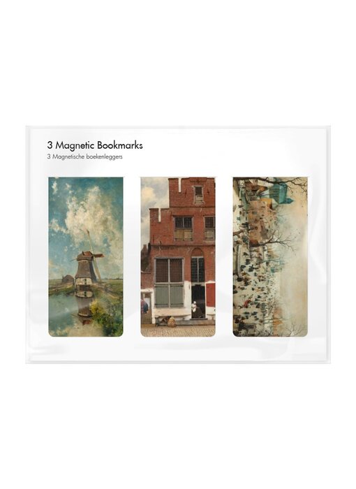 Set of 3, Magnetic bookmark, Rijksmuseum