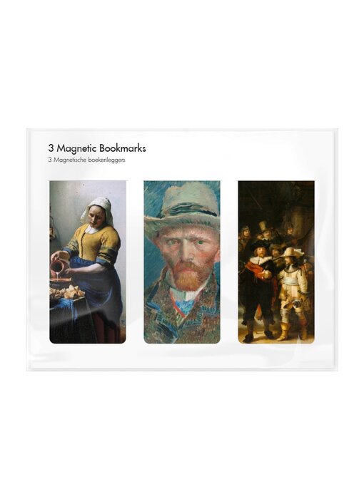Set of 3, Magnetic bookmark, Rijksmuseum 2