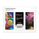 Set of 3, Magnetic bookmark,  Happy Birthday